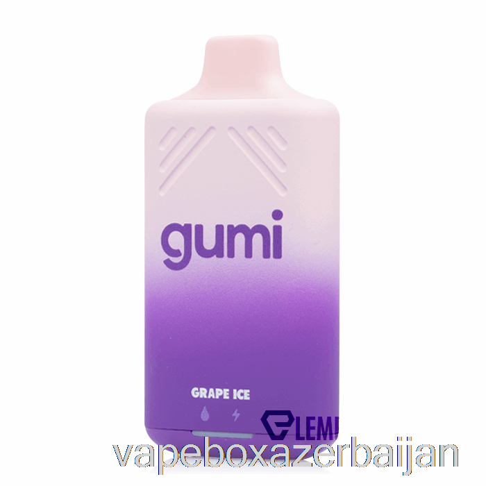 Vape Smoke Gumi Bar 8000 Disposable Grape Ice